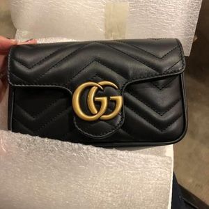 Gucci Marmont Matelasse Leather Super Mini Bag